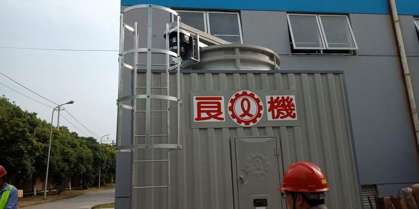 方型横流冷却塔